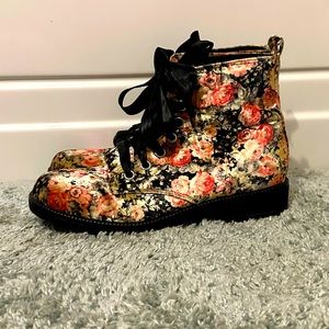 Floral Pattern Boots by Dirty Laundry